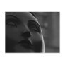statue, botero, smooth, black and white, milan,