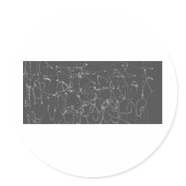 The snow flakes stickers