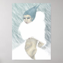 The Snow King Art Print