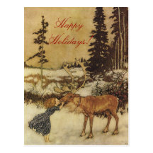 The Snow Queen Fairy Tale with Gerda Postcard