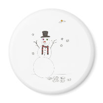 The snowman magnets by loudesigns The snowman magnets