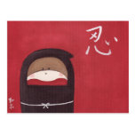 The Sock Monkey Ninja Postcard