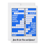 The Solar System Word Scramble Invite