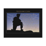 The Soldier's Creed Postcards