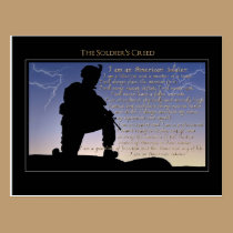 The Soldier's Creed postcards