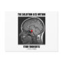 The Solution Lies Within Your Thoughts (Psyche) Post Cards