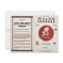 The Song Of The Seabees Invite