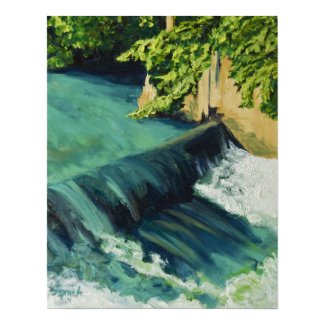 the Sorgue River at Fontaine de Vaucluse print