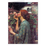 "The Soul of The Rose" by John W. Waterhouse Greeting Cards