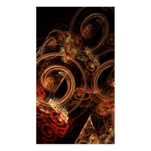 The Sound of Music Abstract Art Business Card (front side)