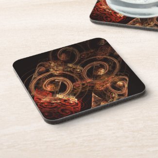 The Sound of Music Abstract Art Cork Coaster