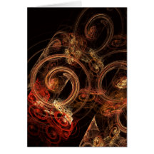 The Sound of Music Abstract Art Greeting Card