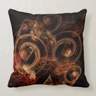 The Sound of Music Abstract Art Throw Pillow