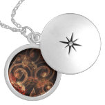 The Sound of Music Abstract Silver Locket