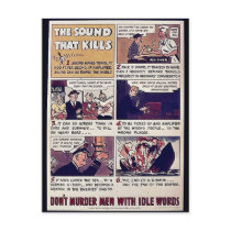 The Sound That Kills, Don't Murder Men With Idle W Postcards