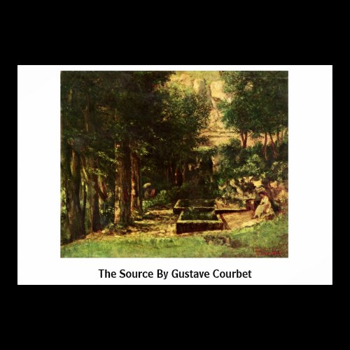 The Source By Gustave Courbet Print