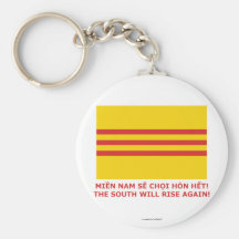 The South will rise again! South Vietnam, that is! Keychain