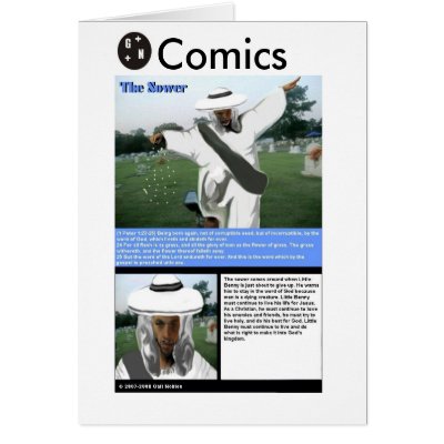 The Sower Greeting Card by gnzazzle