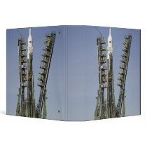 The Soyuz rocket is erected into position 4 Vinyl Binders