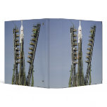 The Soyuz rocket is erected into position 4 Vinyl Binders