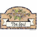 "The Spa" - Decorative Sign photo sculptures