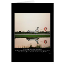 The Space Shuttle Columbia lands at the Kennedy Sp Cards