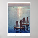 The sparkling sea by Yoshida, Hiroshi Ukiyoe posters