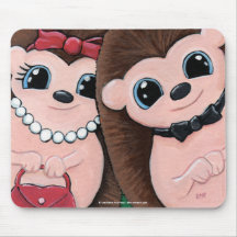 The Special Occasion | 2 Cute Hedgehogs Mouse Pad