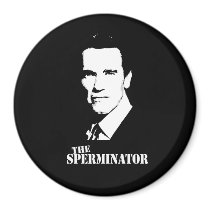 The Sperminator Refrigerator Magnets