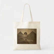 The Sphinx and Pyramids in Egypt circa 1867 Tote Bag