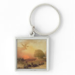 The Sphinx at Giza Key Chains