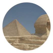 The Sphinx Round Sticker