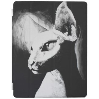 The Sphynx Cat Feline Original Art iPad Cover