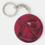 The spider and the rose keychains