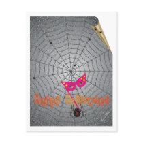 The Spider - Halloween postcards by karmasherbs The Spider - Halloween postcards