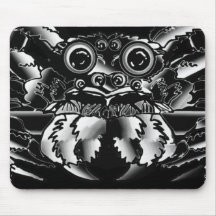 The Spider  Up Close BlackTotem Mouse Pad