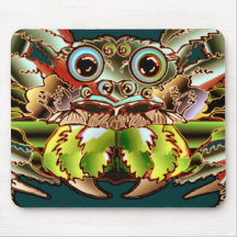 The Spiders Close Up Green Hues Mousepads