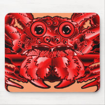 The Spiders Close Up Red Mouse Pads