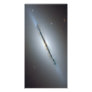 The Spindle Galaxy NGC 5866 Messier 102 Personalized Photo Card