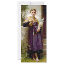 The Spinner, William-Adolphe Bouguereau Custom Rack Cards