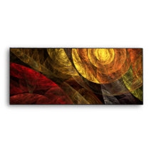 The Spiral of Life Abstract Art #10 Envelope