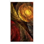 The Spiral of Life Abstract Art Business Card
