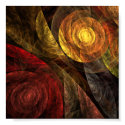 The Spiral of Life Abstract Art Print print