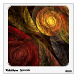 The Spiral of Life Abstract Art Square Room Stickers