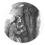The Spirit Answered Not Round Sticker