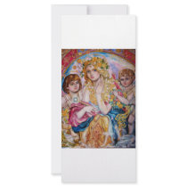 The spirit of a dead person of the rose. custom rack card