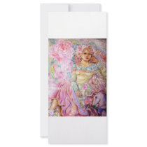 The spirit of a dead person of the rose tulip. custom rack card