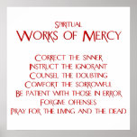 The Spiritual Works of Mercy Poster