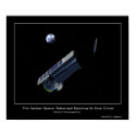 The Spitzer Space Telescope Ejecting Its Dust Cove posters