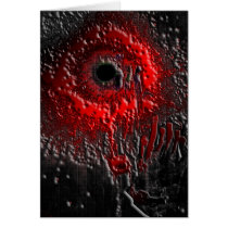 The Splatter Effect Greeting Card